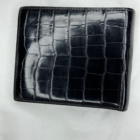 Portefeuille Hermès Mc2 – Homme, Cuir Marron, Double Pli – Authentique Avec Boîte Et Facture